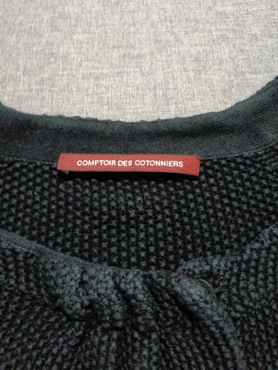 C62 colete azul-marinho Comptoir des cotonniers P – photo 3
